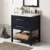 30" Robertson Console Vanity For Rectangular Undermount Sink - Midnight Navy Blue