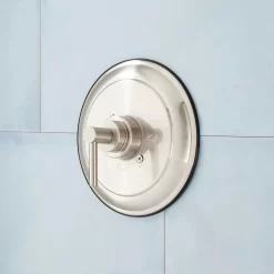 Wall-Mount Windom Shower Set With Modern Lever Handle -Home-Bathroom SH 422267 windom shower set with modern lever handle 8 inch arm brushed nickel diverter