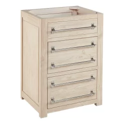 24" Maysville Vanity - Whitewash Pine - Vanity Cabinet Only