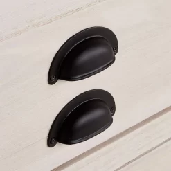 30" Ansel Console Vanity - Cottage White - Vanity Cabinet Only -Home-Bathroom SH 453547 ansel 30 console vanity matte black white wash pine pull