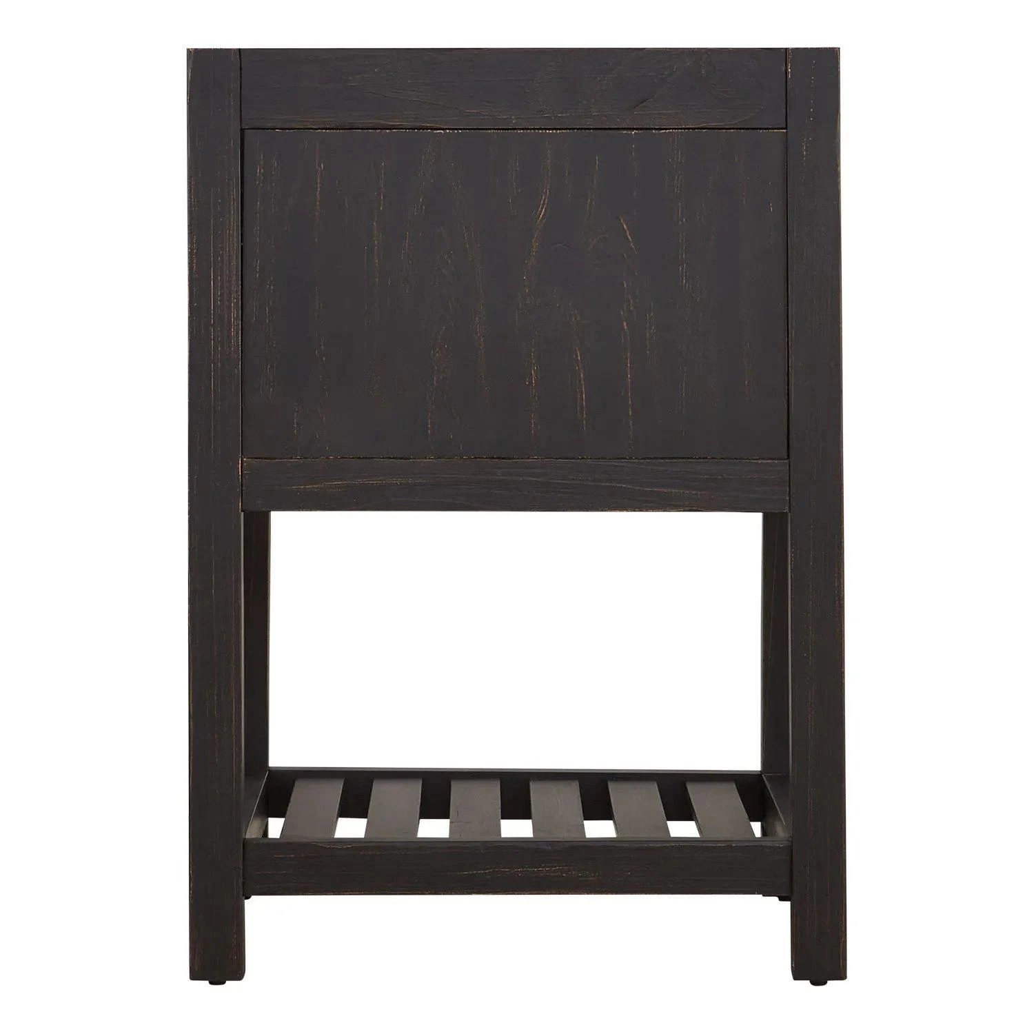 24" Ansel Console Vanity Undermount Sink - Rustic Black 4 24" Ansel Console Vanity Undermount Sink - Rustic Black - Image 4