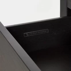 24" Ansel Console Vanity Undermount Sink - Rustic Black 13 24" Ansel Console Vanity Undermount Sink - Rustic Black -Home-Bathroom SH 949360 ansel vanity cabinet antique black pine 24 branding