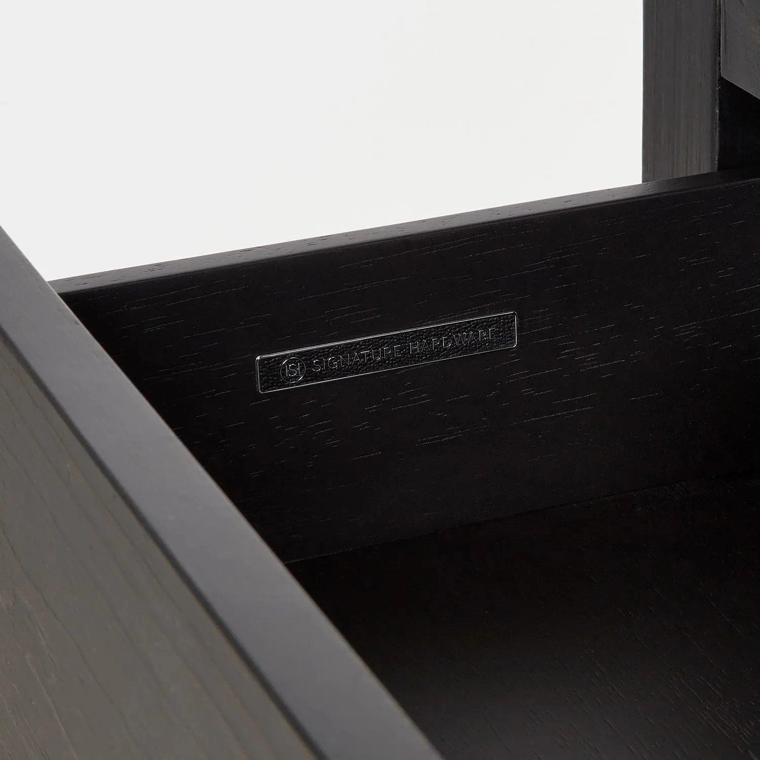 24" Ansel Console Vanity Undermount Sink - Rustic Black 7 24" Ansel Console Vanity Undermount Sink - Rustic Black - Image 7