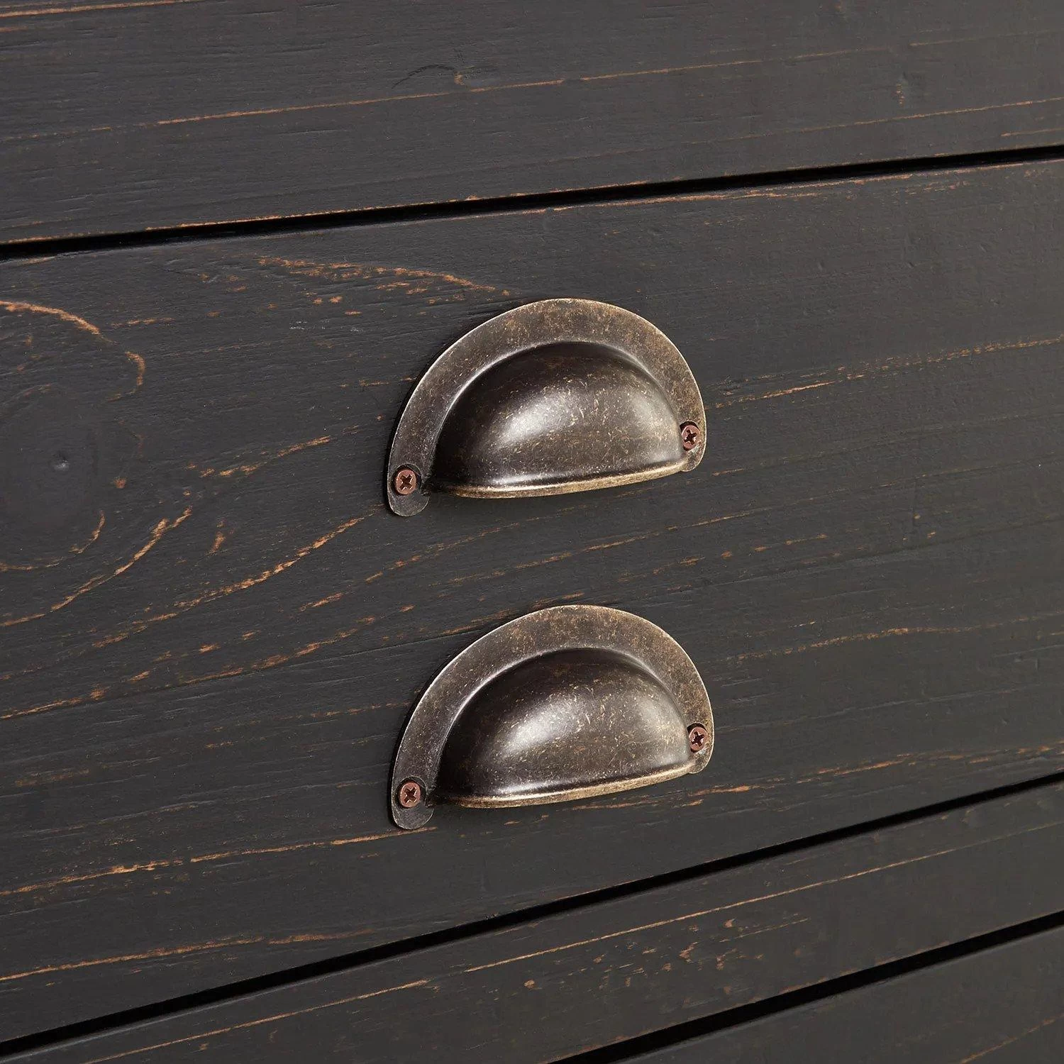 24" Ansel Console Vanity Undermount Sink - Rustic Black 6 24" Ansel Console Vanity Undermount Sink - Rustic Black - Image 6