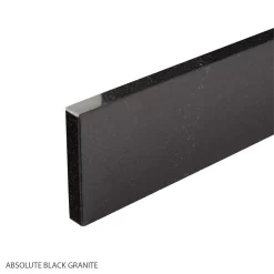 25" Granite Vanity Backsplash - 3cm - Absolute Black
