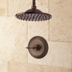 Bostonian Ceiling-Mount Rainfall Nozzle Shower Set - Classic Lever Handle 9 Bostonian Ceiling-Mount Rainfall Nozzle Shower Set - Classic Lever Handle -Home-Bathroom bostonian ceiling contemporary set orb