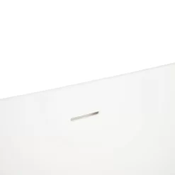 67" Arya Acrylic Freestanding Tub -Home-Bathroom integrated tub overflow detail front manual link 1 scaled