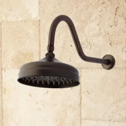 Lambert Rainfall Nozzle Shower Set - Classic Lever Handle -Home-Bathroom lambert a arm showerhead orb