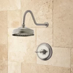 Lambert Rainfall Nozzle Shower Set - Classic Lever Handle