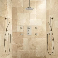 Monette Thermostatic Shower System - 2 Hand Showers - 4 Sprays