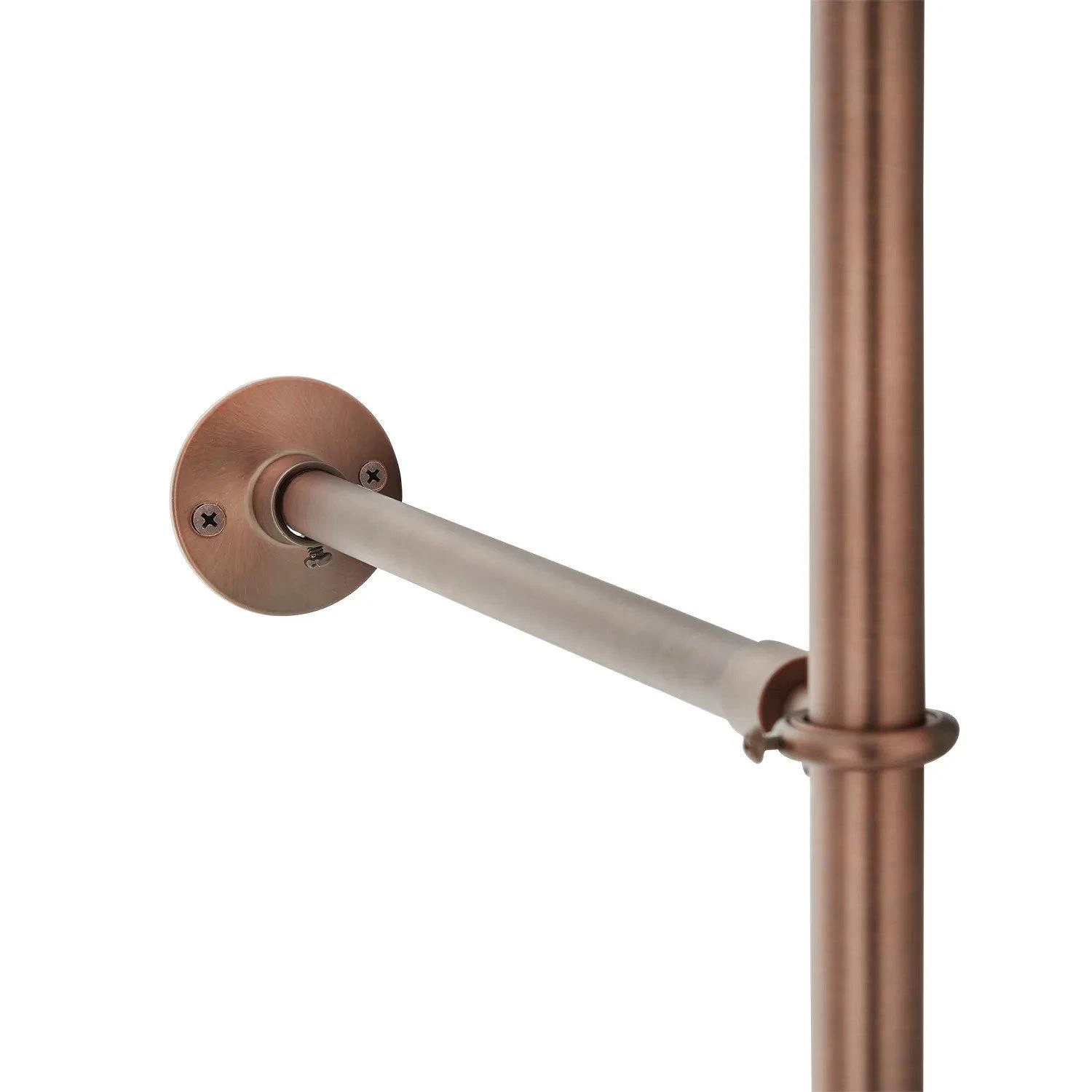 1/2" X 77" Shower Riser With Wall Brace - 9" Projection - Oil Rubbed Bronze 2 1/2" X 77" Shower Riser With Wall Brace - 9" Projection - Oil Rubbed Bronze - Image 2