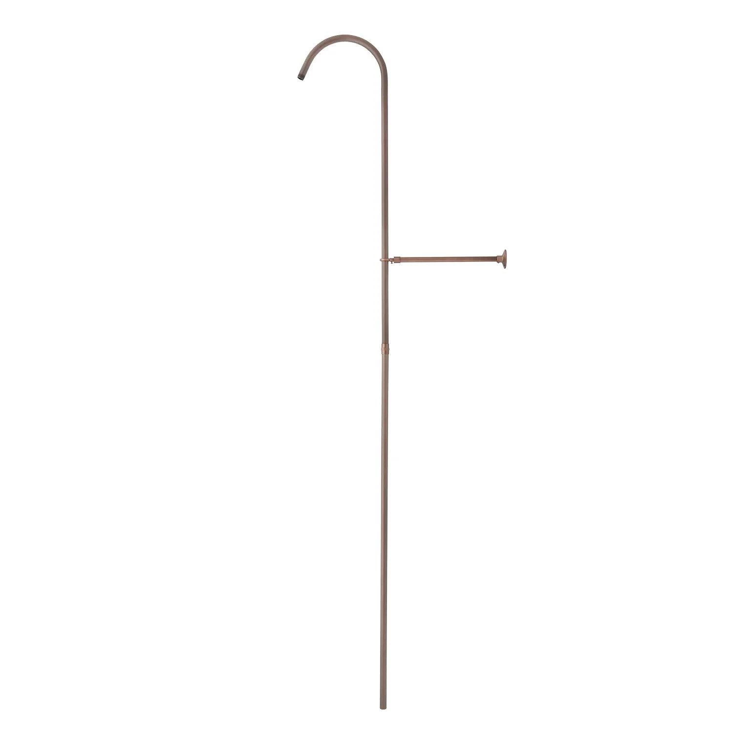 1/2" X 77" Shower Riser With Wall Brace - 9" Projection - Oil Rubbed Bronze 1 1/2" X 77" Shower Riser With Wall Brace - 9" Projection - Oil Rubbed Bronze